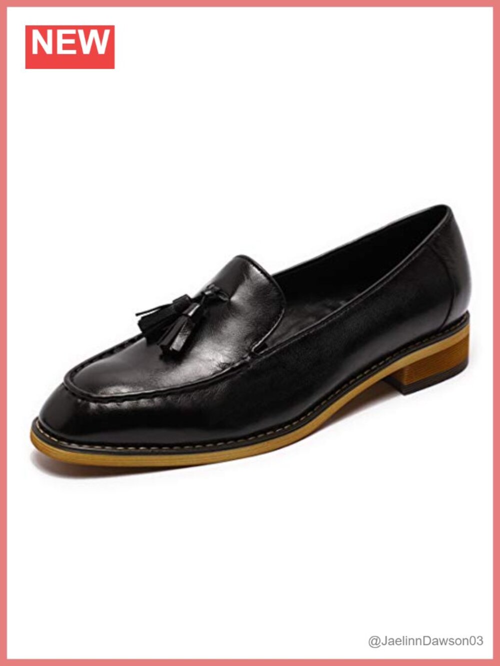 Sheepskin Leather Tassel Loafer Women's Casual Slip On Office Flats